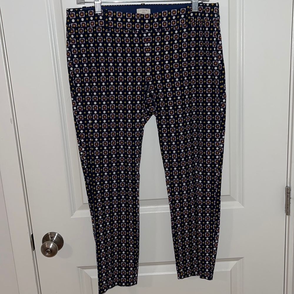 J.Crew Navy Work Pants, size 8